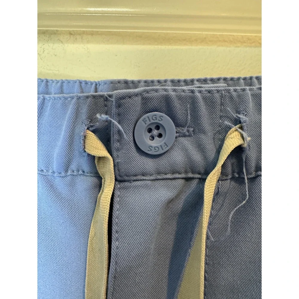 Figs Scrub‎ Pants Mens Large Blue Technical Collection TM3001 Cargo Pockets